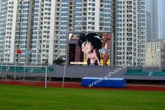 银河galaxy集团大屏点亮杭州江干区文体中心体育场