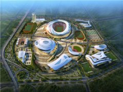 银河galaxy集团显示屏绚亮第十二届全运会场馆